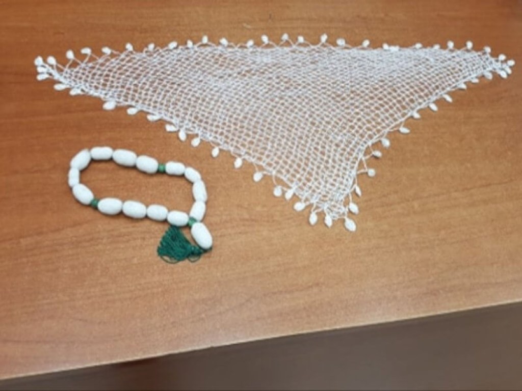 Μαντήλια Χορού Γάμου Χειροποίητα Γαρύφαλλο | Γαρύφαλλο - Λευκά Είδη